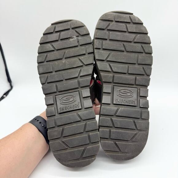 Vintage Y2K Men's Chunky Skechers Jammer Retro Strappy Slide Sandals Brown 9 - Picture 10 of 15